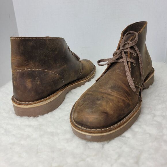 Clarks Bushacre 2 Mens Size 11 Casual Chukka Boot Beeswax Brown - Picture 5 of 10